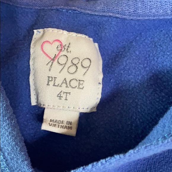 Children’s place size 4T butterfly hoodie - Picture 4 of 4